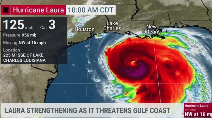 Hurricane Laura Will Strike the Gulf Coast as a Category 4