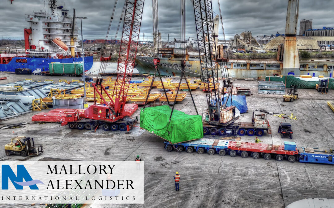 Video: Project Cargo Heavy Cargo Unloaded in Houston, TX